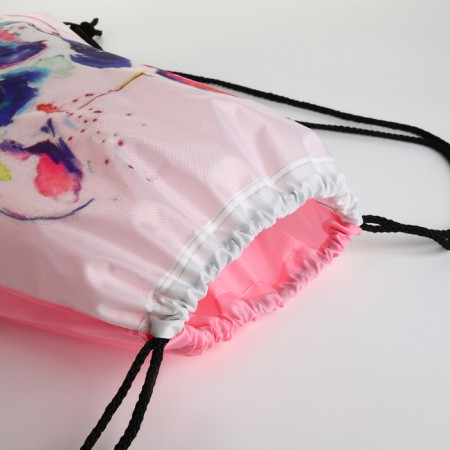 Bag for shoes on the lace, white color-2