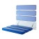 Hinged sitting in a bath, blue color