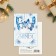 Warm card "Magic Winter", White Ball, 10.5 x 7.5 cm, New Year