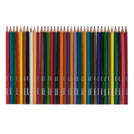 Pencils color watercolor 36 colors, "gamma" "Lyceum", with a brush, hexagonal-1