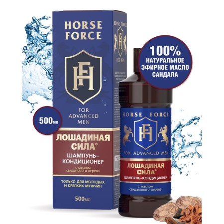 Contractor Contractor Horse Power with sandalwood oil for men, 500 ml