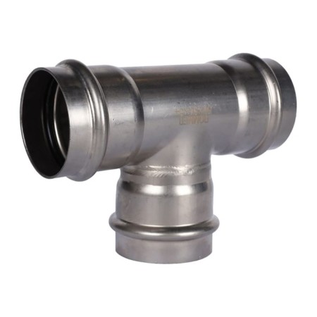 The tee of equivalent Rommer RSS-0013-000054, VPR, D = 54 mm, press, stainless steel-1