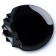 Ceramic “Obsidian” plate, black, 27 cm, black color