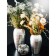 Decorative vase "Modern", 12 × 12 × 20 cm, metallic color