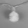 Garland “thread” 5 m with nozzles “Hedgehogs”, IP20, transparent thread, 20 LED, glow of multi (RG/RB), flashing, 220 V