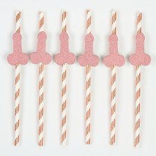The tubes for the cocktail 