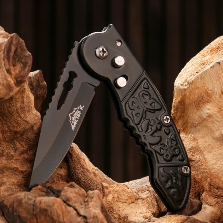 Folding “Piranha” Knock 16cm, Blade 68mm/1.2mm-1