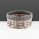 Stellazhnaya basket "Kolos", D255 S255 B120, beige, gray