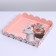 Cookie box, confectionery packaging with PVC lid, “live a dream”, 13 x 13 x 3 cm