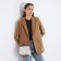 Cross-Bodi Bag on a zipper, beige color