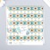 Scrapbooking paper "Mosaic" density 180 g 15.5x17 cm