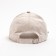 Women's baseball cap with chain is beige color, size 56-58