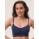 Top female supporting on thin straps Mirey Top Shaper Spalla Stretta, size 48, deep blue color