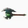 Souvenir weapon ax “Green” ax, length 24.5 cm