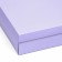 The box is folding, the lid is, lilac, 30 x 30 x 8 cm