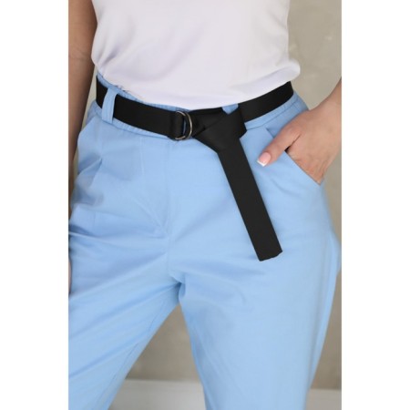 Women's pants, size 46, blue color-6