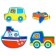 The toy developing for the bath "Correspondence", the base+ 4 stickers, types of mix, crumb I
