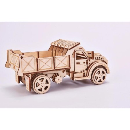 Mechanical 3D puzzle made of wood "Truck-Substand"-7
