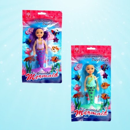 Fairy -tale doll "Mermaid" with accessories, mix-5