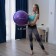 Fitball ONLYTOP, D = 65 cm, 900 g, anti -wings, purple color