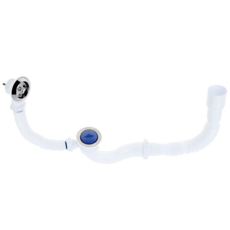 Aquant bath siphon, 1 1/2 "x 40 mm, with release and overflow, with a flexible pipe 40x40/50 mm