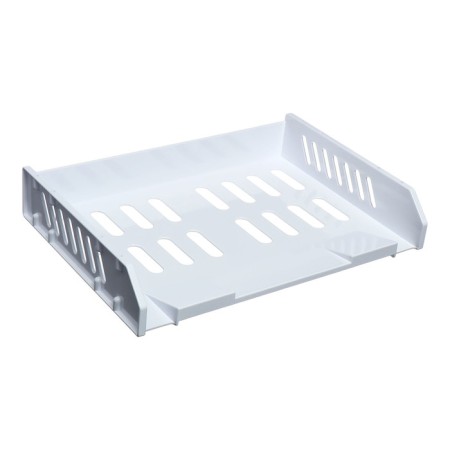 A set of paper trays is horizontal sity, set 2 pieces, on metal rods, white-9