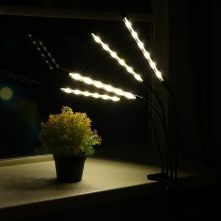LED phytoslight, 36 W, 250 mm, IP66, 5 V, USB, full spectator, clothespin, timer-1