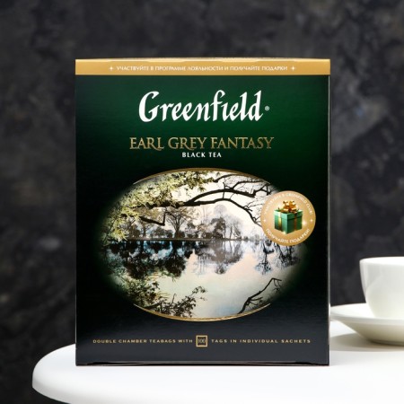 Black tea Greenfield Earl Grey Fantasy, with bergamot, 200 g-1
