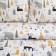 Bed linen Ethel duet Let it Snow (View 1) 143*215 cm - 2 pcs, 240*220 cm, 70*70 cm - 2 pcs