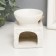 Aroma lamp ceramics "Golden Figure" 9,5x7.5x7.5 cm, mix