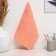 Tainted towel "Ethel" 30*60 cm, col. peach, 100% cotton, 340 g/m2