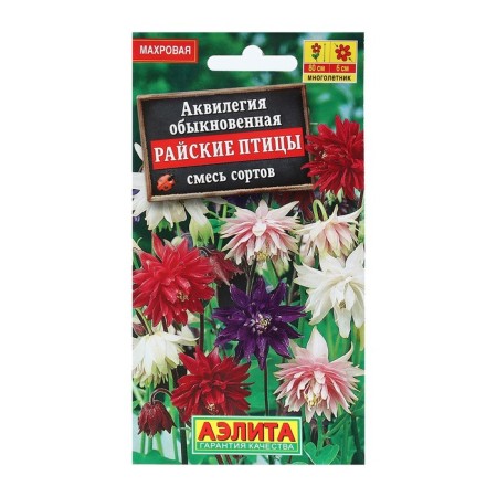 Flowers Aquilegia "Paradise Birds", 0.2 g