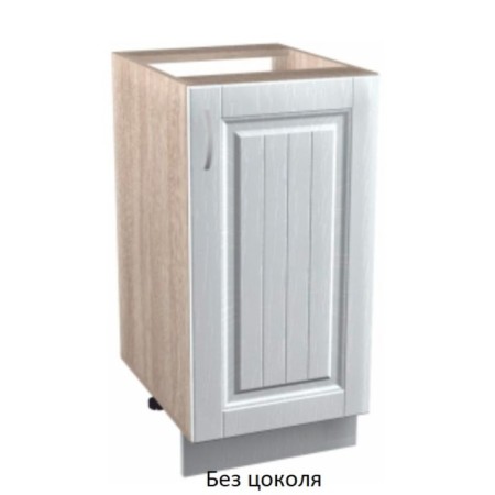 Floor cabinet 350x510x820 dairy oak/white