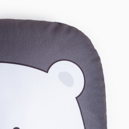 Pillow Bear 55*45 cm, velor, 100% p/e-1