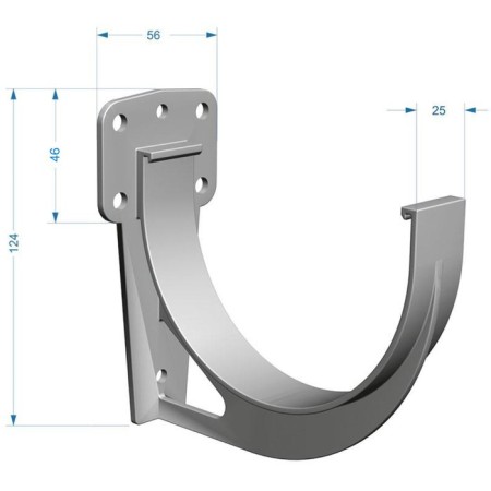 Döcke Premium groove bracket chocolate-1