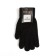 Men's gloves minku is plain, col. Black, rr 9-10 (22-24 cm)
