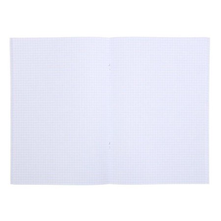 A4 notebook, 96 sheets in the cage "Who is here?", Cover coated cardboard, matte lamination, offset block, mix-1