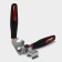 A press for garlic DIGMA, 21 cm, stainless steel, black color, red