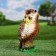 Garden figure "Eagle on the grass" 25cm