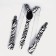 Adults adults, width 2.5 cm, white/black color