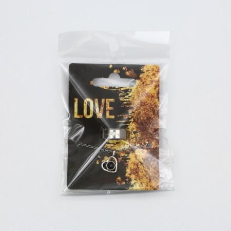 Ring and suspension with a projection Love 9 x 6 cm-9
