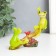 Souvenir Polystone "The Frogsat swing on the turtle" 8,1x3.5x10.6 cm
