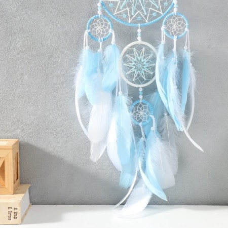 Dreams of 5 rings "Multiciper Star" Blue-and-Great D = 5, 9 and 16 cm 16x66 cm-2