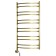 Domoterm electric heated towel rail "Calipso", 500 x 985 mm, 12 crossbars, lion, bronze