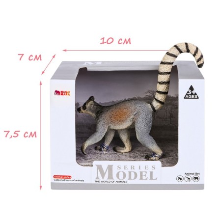 Figure "World of Wild Animals: Ring -high lemur"-6