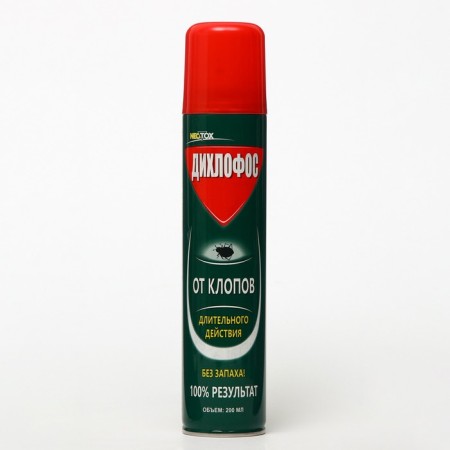 Insecticide tool "Dichlophos No. 1" Notox, from bugs, without smell, aerosol, 200 ml-3