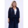 Cardigan female, size 52, blue color