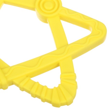 Silicon “Star” torn up, yellow color, TEP, button-6