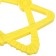 Silicon “Star” torn up, yellow color, TEP, button