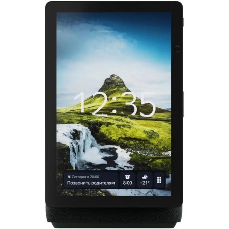 Smart column "Yandex Station Duo Max", Voice Assistant Alice, 60W, with a display, green-2